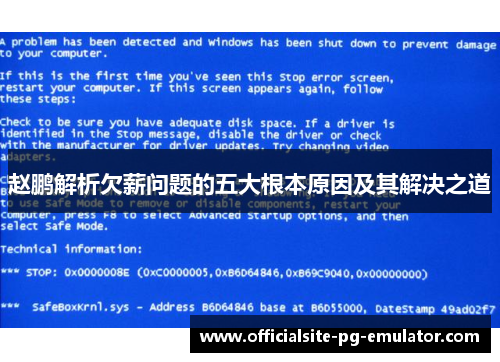 赵鹏解析欠薪问题的五大根本原因及其解决之道 赵鹏解析欠薪问题的五大根本原因及其解决之道
